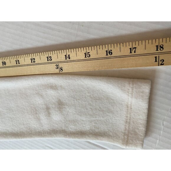 Loft Petites Womens Ivory Cowl-Neck 3/4 Sleeve Top Barbiecore Secretary Size XSP - Picture 9 of 10
